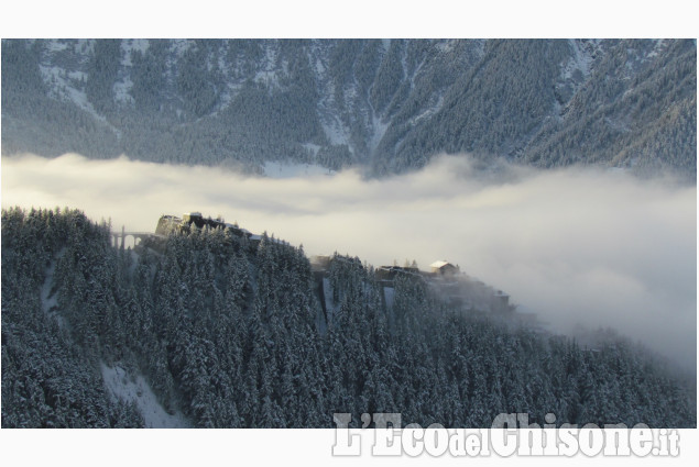 Nebbia sul forte di fenetrelle di Anna Reynaud