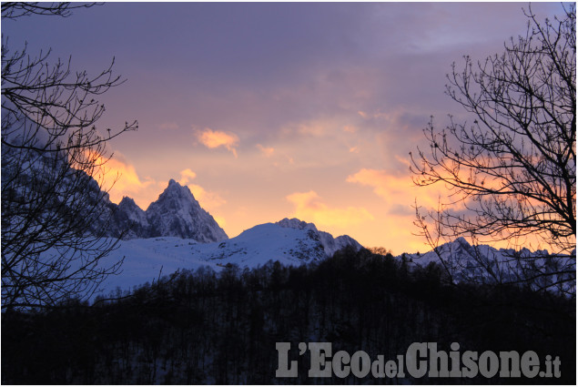 Ostana: tramonto al Re di Pietra di Bruno Vottero
