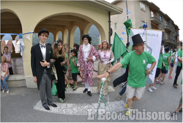 Palio dei borghi di Villar Perosa: ieri sera la sfilata e la cermonia d&#039;apertura