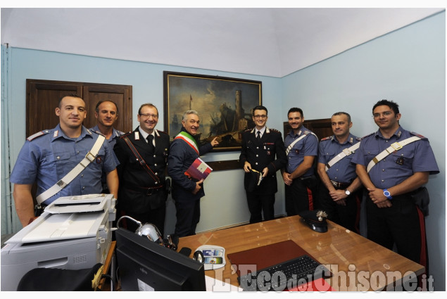 La restituzione dell&#039;antica tela del Settecento ritrovata dai Carabinieri