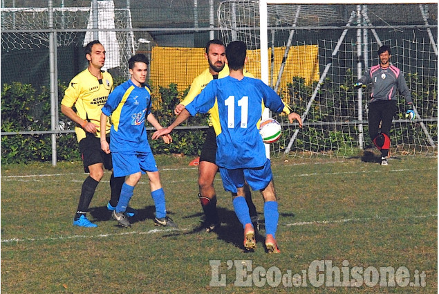 Calcio 2ª categori: Aurorarinascita Piossasco-S. Pietro V.L. 2-3