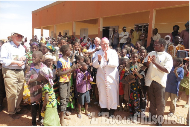 Il Vescovo di Pinerolo Debernardi in Burkina