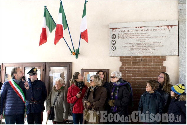 Villafranca: commemorazione partigiana