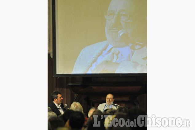 Nel 2013 Umberto Eco ospite a Torre Pellice