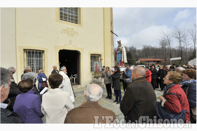 Bricherasio, processione a S. Caterina