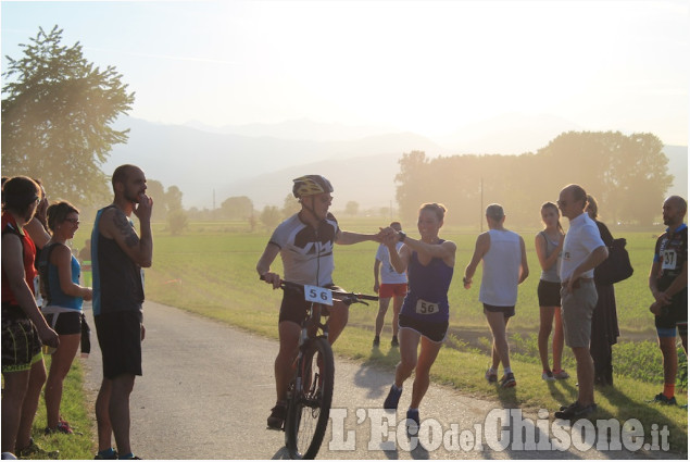 Prima edizione della gara di duathlon a Cercenasco