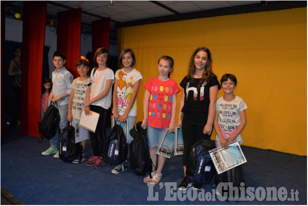 Cumiana Premiazione concorso scuole L&#039;eco del Chisone