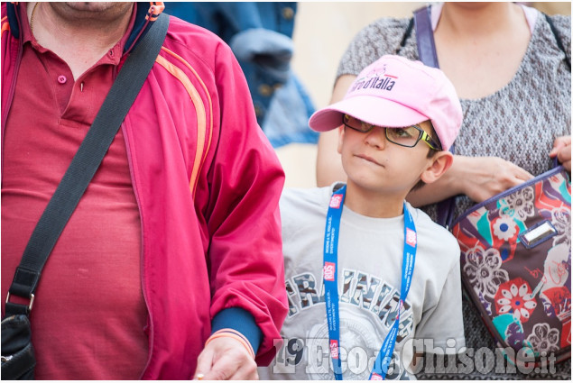 Pinerolo scatti fotografici del giro d&#039;Italia