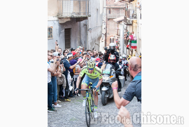 Pinerolo scatti fotografici del giro d&#039;Italia