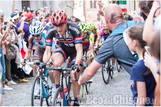 Pinerolo scatti fotografici del giro d&#039;Italia