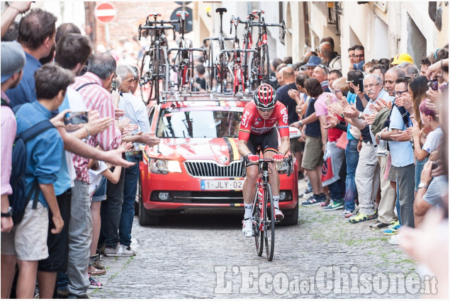 Pinerolo scatti fotografici del giro d&#039;Italia