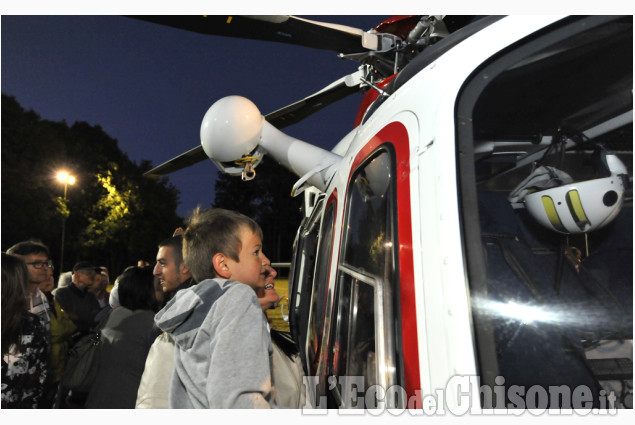 Elisoccorso in notturna a Bobbio Pellice: la prova momento per momento