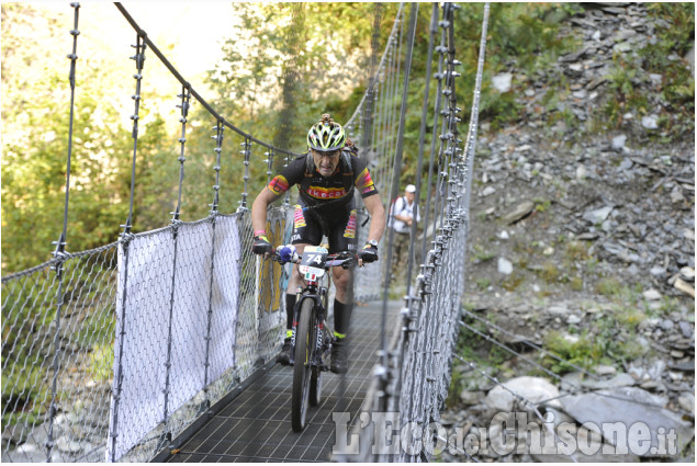 Pinasca: l&#039;Iron bike sui sette ponti del Gran Dubbione