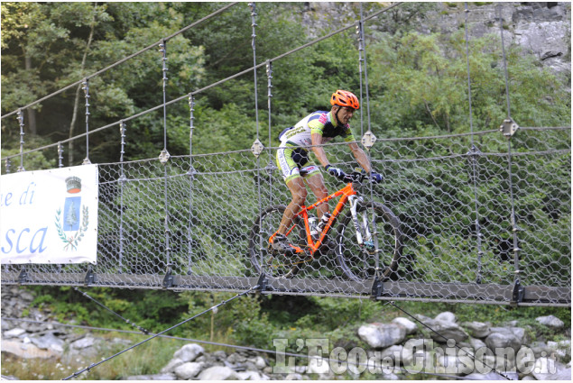 Pinasca: l&#039;Iron bike sui sette ponti del Gran Dubbione