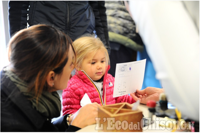 I visitatori in redazione per L&#039;Eco a porte aperte&quot;