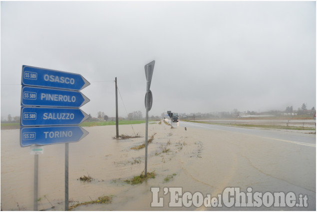 Osasco e Bricherasio: strade allagate