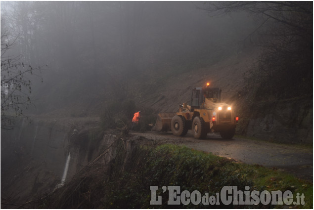 Allerta meteo: le frane sul territorio di Angrogna