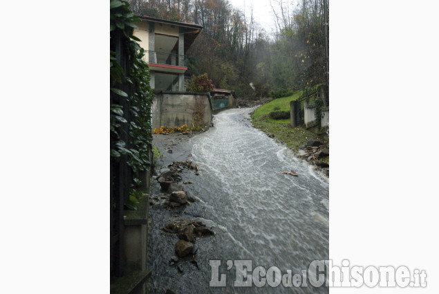 Alluvione in Val Chisone: le immagini da Meano a Dubbione