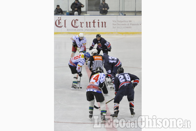 Hockey serie C Pinerolo-Real Torino 1-6