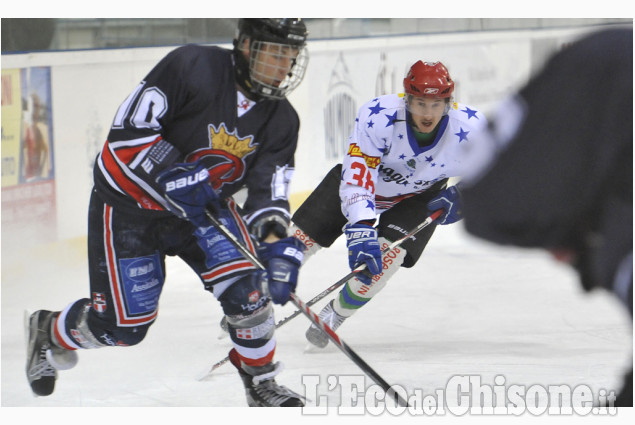 Hockey serie C Pinerolo-Real Torino 1-6