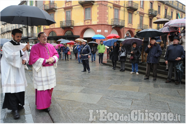 Entrata a Saluzzo del nuovo vescovo, mons. Cristiano Bodo 