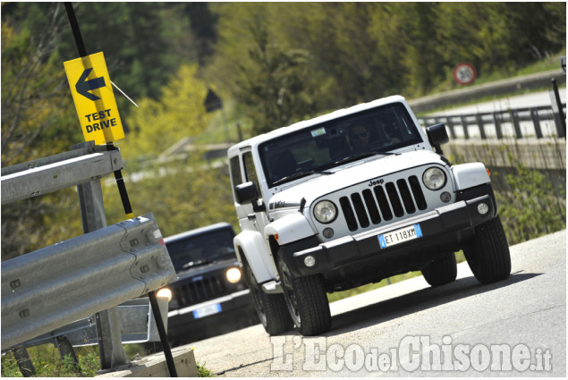 I gioielli di casa FCA al lago del Laux per il test drive