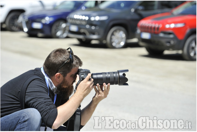 I gioielli di casa FCA al lago del Laux per il test drive