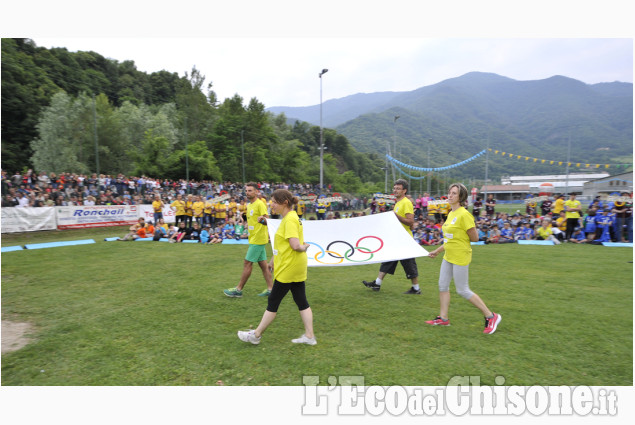 L&#039;inaugurazione delle Mini Olimpiadi di Valle 