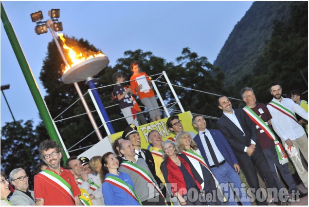 L&#039;inaugurazione delle Mini Olimpiadi di Valle 