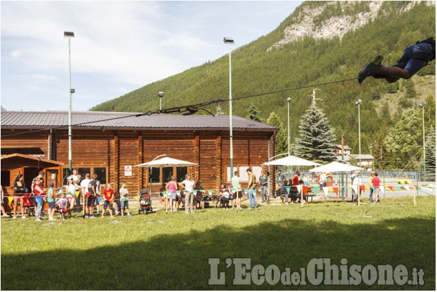 Fionda umana di Pragelato, le immagini