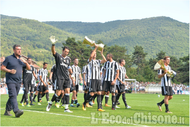 Alcuni scatti della Juventus a Villar Perosa