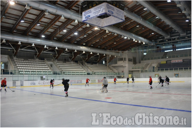 Pinerolo: Allenamento della Hockey Valpeagle