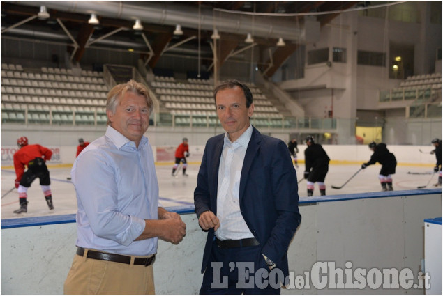 Pinerolo: Allenamento della Hockey Valpeagle