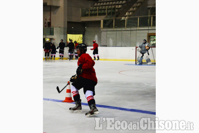 Pinerolo: Allenamento della Hockey Valpeagle