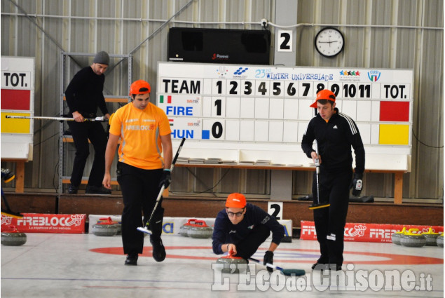 Pinerolo, curling trofeo Sys Tek alla Nazionale magiara