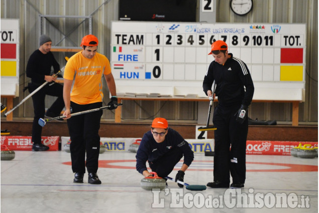 Pinerolo, curling trofeo Sys Tek alla Nazionale magiara