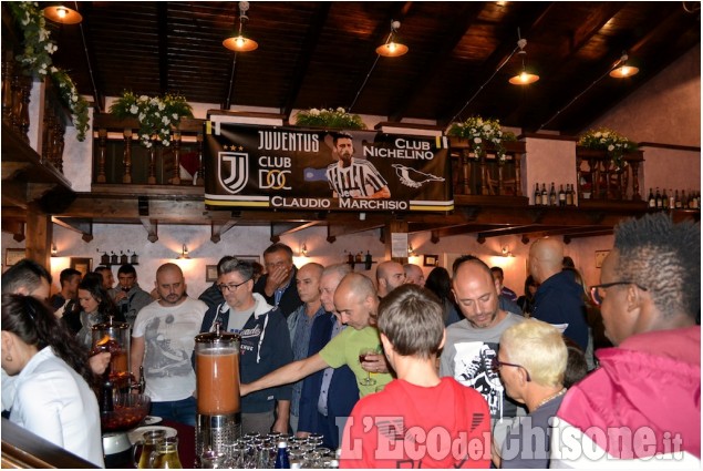 Nichelino: inaugurato lo Juventus Club, bagno di folla per Claudio Marchisio