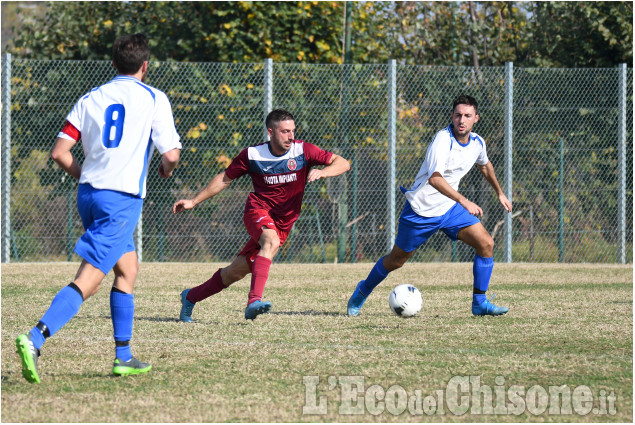 Calcio Prima categoria: Tris Bricherasio, Piossasco ko