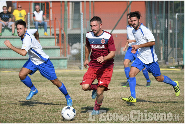 Calcio Prima categoria: Tris Bricherasio, Piossasco ko