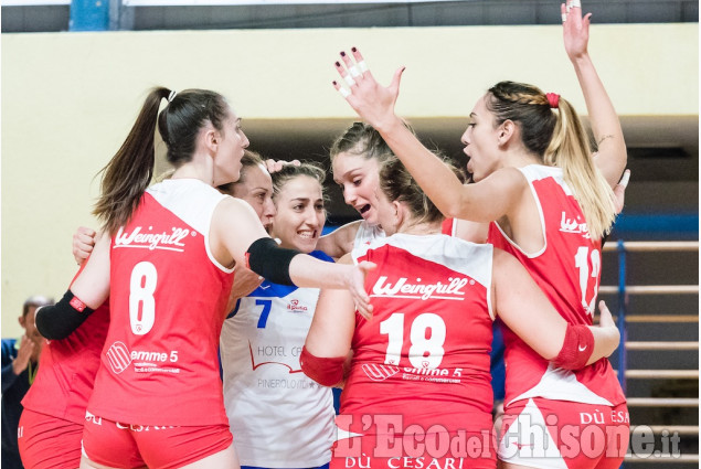 Volley: Il Pinerolo di B1 vince a Bergamo al Tie-Break