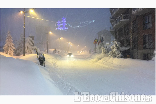 Sestriere: la nevicata per immagini da domenica 7 a martedì 9 gennaio