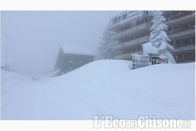 Sestriere: la nevicata per immagini da domenica 7 a martedì 9 gennaio