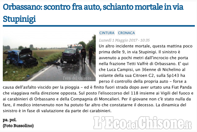Top ten: le dieci notizie più lette su ecodelchisone.it nel 2017