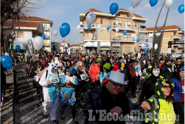 Candiolo: Button.run in centinaia i corridori in maschera