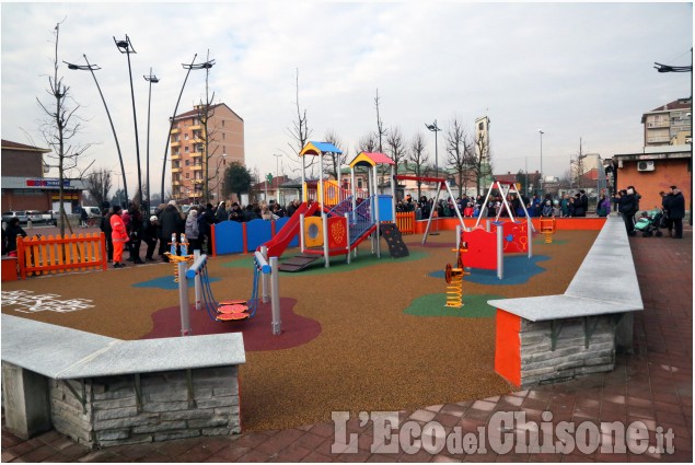 Vinovo: inaugurazione del nuovo parco giochi a Garino