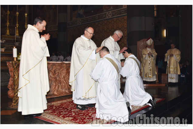 Pinerolo: Ordinazione di Antonello e Roberto in Duomo
