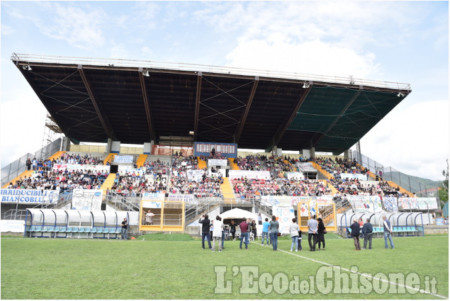Festa del progetto “Integriamoci” allo stadio di Pinerolo 