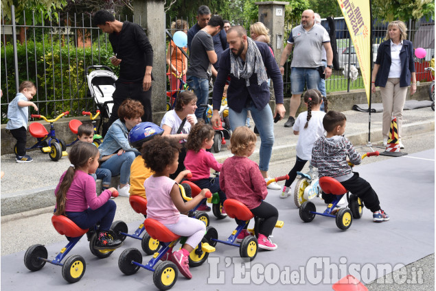 Pinerolo, tricicli sprint in via Gianni