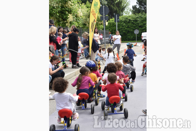 Pinerolo, tricicli sprint in via Gianni