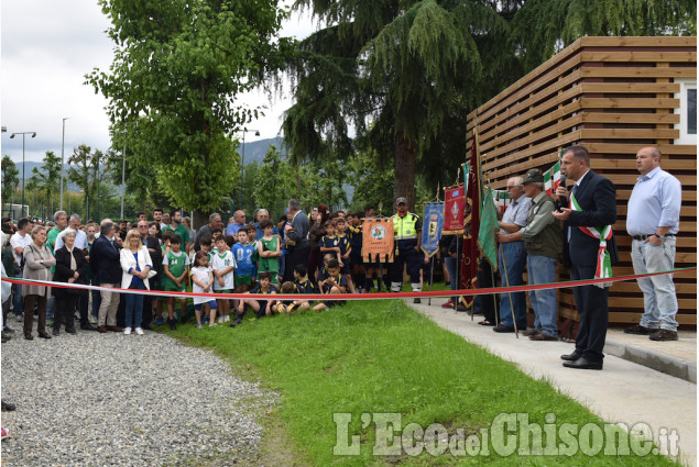 Frossasco, inaugurazione nuova area sportiva Parco Gra